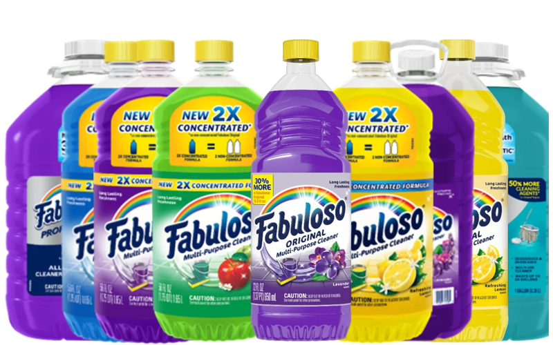 Fabuloso Multi-Purpose Cleaner, 2X Concentrated Formula, Passions of Fruit  Scent, 128 oz 